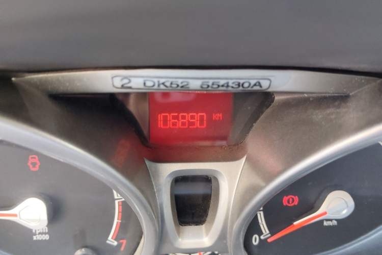 Used Ford Fiesta 2011 Hatchback 1.5L Manual Fashion Edition Odometer Close Up