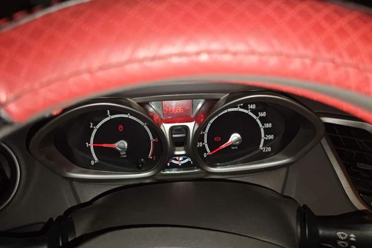 Used Ford Fiesta 2011 Hatchback 1.5L Automatic Fashion Edition Odometer Close Up
