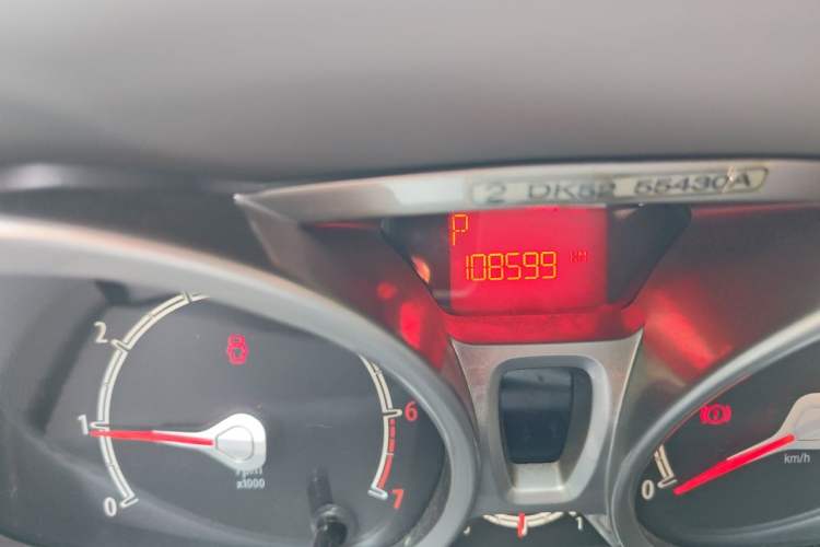 Used Ford Fiesta 2011 Hatchback 1.5L Automatic Fashion Edition Odometer Close Up