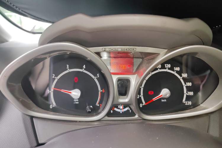 Used Ford Fiesta 2011 Hatchback 1.5L Automatic Fashion Edition Odometer Close Up