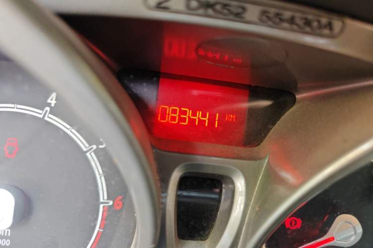 Used Ford Fiesta 2011 Hatchback 1.5L Manual Fashion Edition Odometer Close Up
