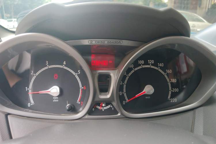 Used Ford Fiesta 2011 Hatchback 1.5L Automatic Fashion Edition Odometer Close Up