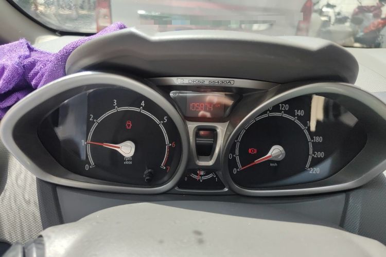 Used Ford Fiesta 2011 Hatchback 1.5L Manual Fashion Edition Odometer Close Up