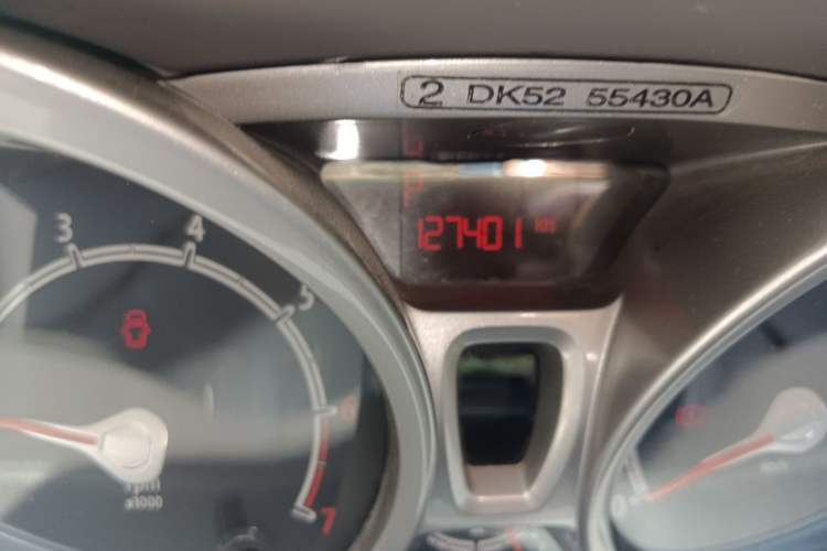 Used Ford Fiesta 2011 Hatchback 1.5L Automatic Fashion Edition Odometer Close Up