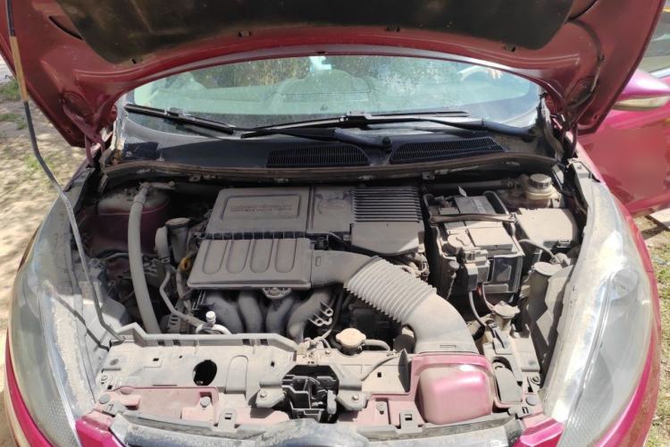 Used Ford Fiesta 2011 Sedan 1.5L Automatic Luxury Model Engine Bay