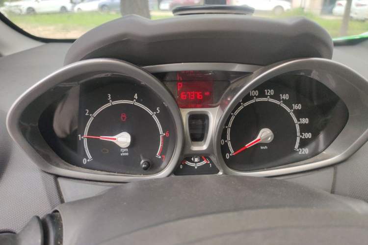 Used Ford Fiesta 2011 Hatchback 1.5L Automatic Fashion Edition Odometer Close Up