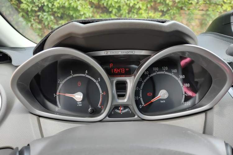 Used Ford Fiesta 2011 Hatchback 1.5L Automatic Fashion Edition Odometer Close Up