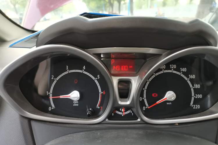 Used Ford Fiesta 2011 Hatchback 1.5L Automatic Fashion Edition Odometer Close Up