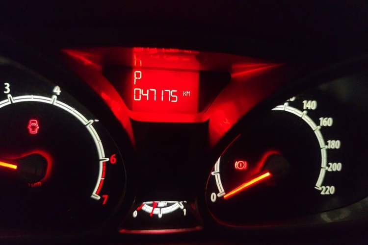 Used Ford Fiesta 2011 Hatchback 1.5L Automatic Fashion Edition Odometer Close Up