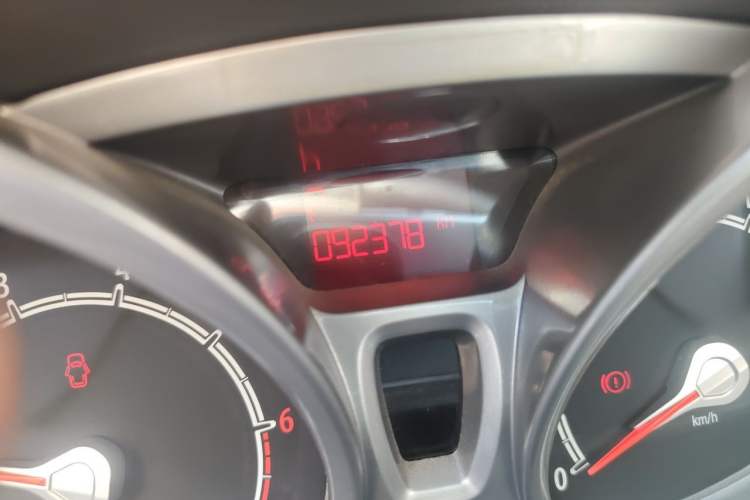 Used Ford Fiesta 2011 Hatchback 1.5L Automatic Sport Model Odometer Close Up