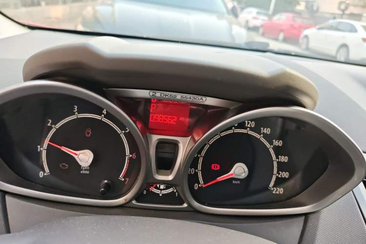 Used Ford Fiesta 2011 Hatchback 1.5L Automatic Fashion Edition Odometer Close Up