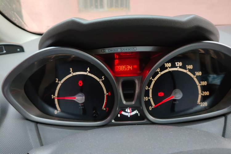 Used Ford Fiesta 2011 Hatchback 1.5L Automatic Fashion Edition Odometer Close Up