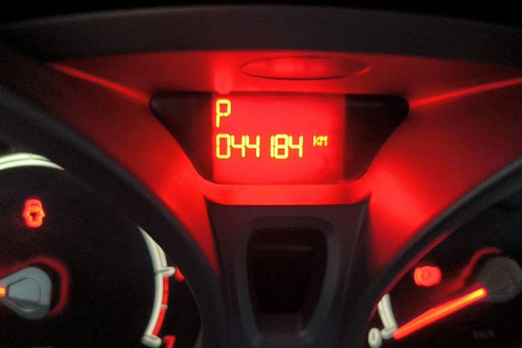 Used Ford Fiesta 2011 Hatchback 1.5L Automatic Fashion Edition Odometer Close Up