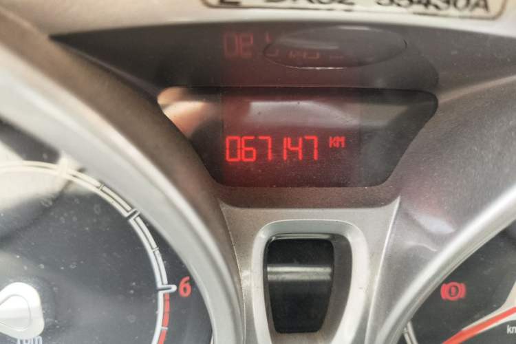 Used Ford Fiesta 2011 Hatchback 1.5L Manual Fashion Edition Odometer Close Up