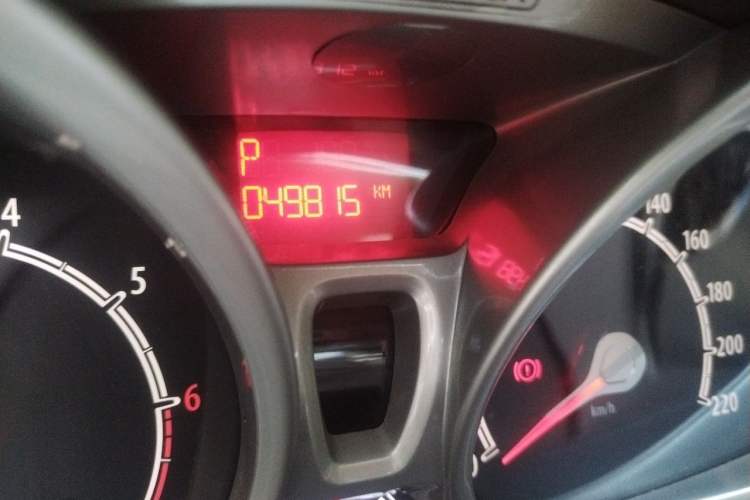 Used Ford Fiesta 2011 Hatchback 1.5L Automatic Fashion Edition Odometer Close Up