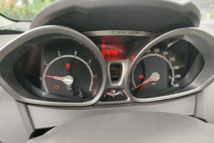Used Ford Fiesta 2011 Hatchback 1.5L Automatic Fashion Edition Odometer Close Up