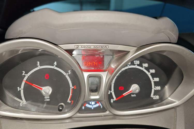 Used Ford Fiesta 2011 Sedan 1.5L Automatic Fashion Edition Odometer Close Up