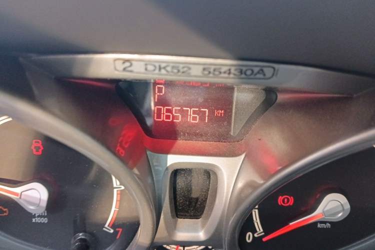 Used Ford Fiesta 2011 Hatchback 1.5L Automatic Fashion Edition Odometer Close Up