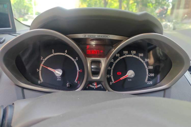 Used Ford Fiesta 2011 Hatchback 1.5L Automatic Fashion Edition Odometer Close Up