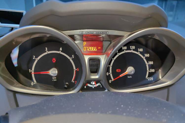 Used Ford Fiesta 2011 Hatchback 1.5L Automatic Fashion Edition Odometer Close Up