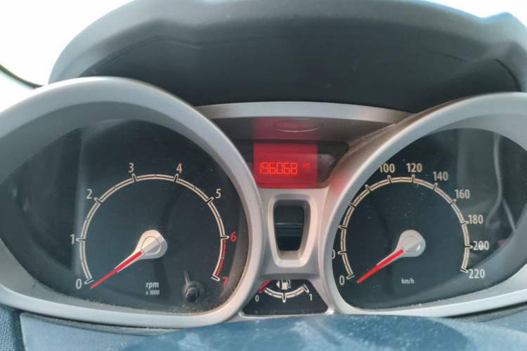 Used Ford Fiesta 2011 Hatchback 1.5L Manual Fashion Edition Odometer Close Up