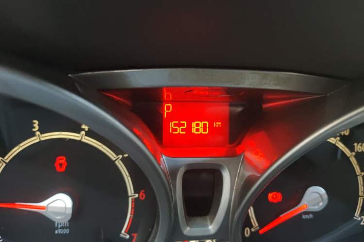 Used Ford Fiesta 2011 Hatchback 1.5L Automatic Fashion Edition Odometer Close Up