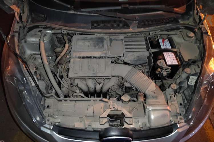 Used Ford Fiesta 2011 Sedan 1.5L Automatic Fashion Edition Engine Bay