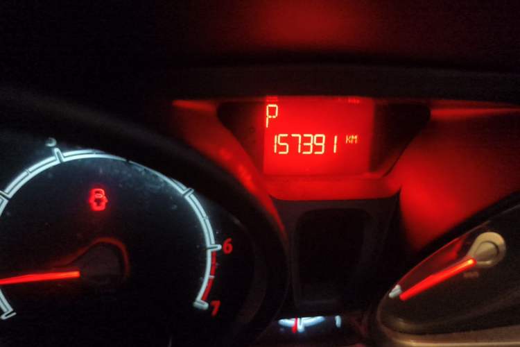 Used Ford Fiesta 2011 Sedan 1.5L Automatic Fashion Edition Odometer Close Up