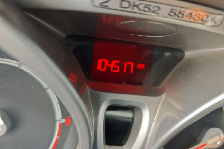 Used Ford Fiesta 2011 Hatchback 1.5L Automatic Fashion Edition Odometer Close Up