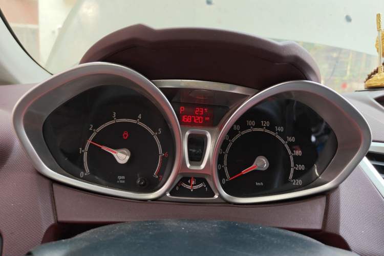 Used Ford Fiesta 2011 Hatchback 1.5L Automatic Sport Model Odometer Close Up