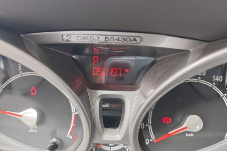 Used Ford Fiesta 2011 Sedan 1.5L Automatic Fashion Edition Odometer Close Up