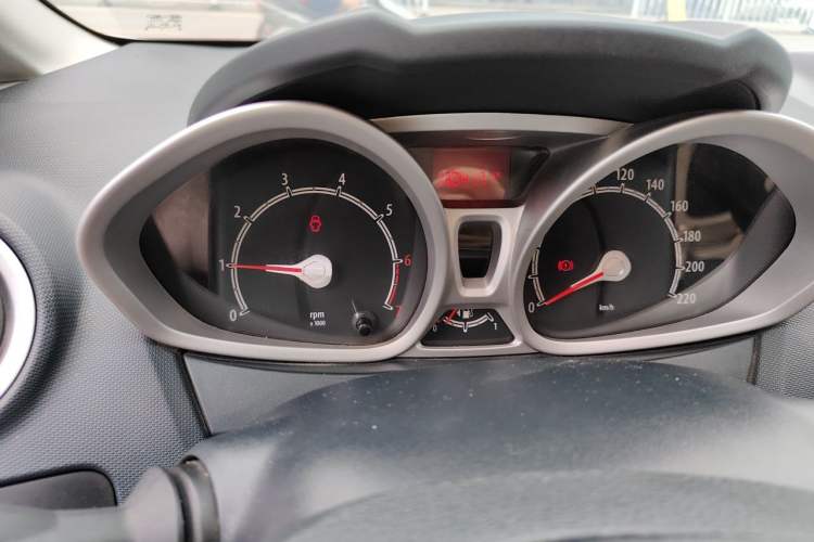 Used Ford Fiesta 2011 Sedan 1.5L Manual Fashion Edition Odometer Close Up