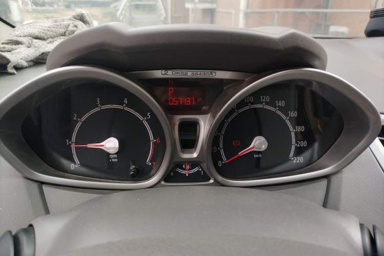 Used Ford Fiesta 2011 Hatchback 1.5L Automatic Fashion Edition Odometer Close Up