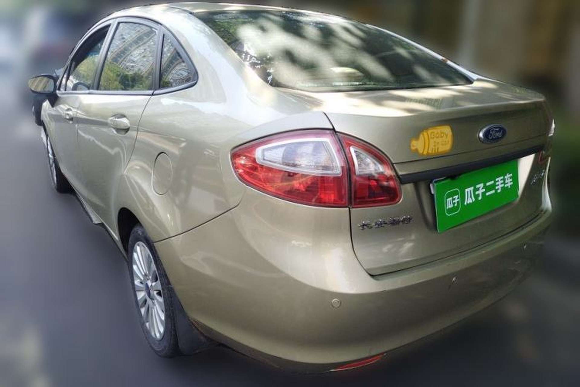 Used Ford Fiesta 2011 Sedan 1.5L Automatic Fashion Edition Rear Left 45 Deg