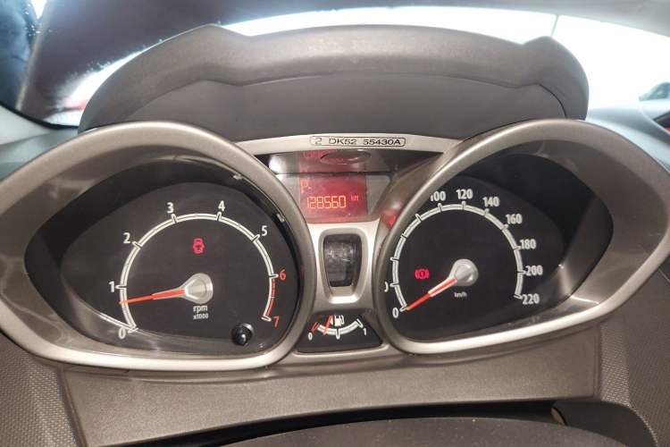 Used Ford Fiesta 2011 Hatchback 1.5L Automatic Fashion Edition Odometer Close Up