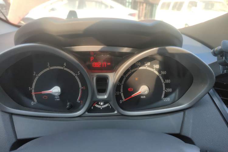 Used Ford Fiesta 2011 Hatchback 1.5L Automatic Fashion Edition Odometer Close Up