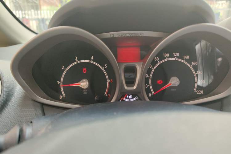 Used Ford Fiesta 2011 Hatchback 1.5L Automatic Dynamic Model Odometer Close Up