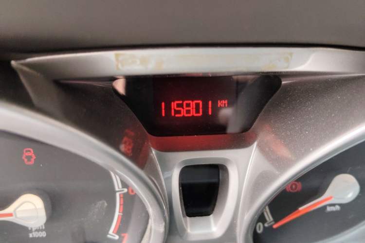 Used Ford Fiesta 2012 Hatchback 1.5L Manual Dynamic Limited Edition Odometer Close Up