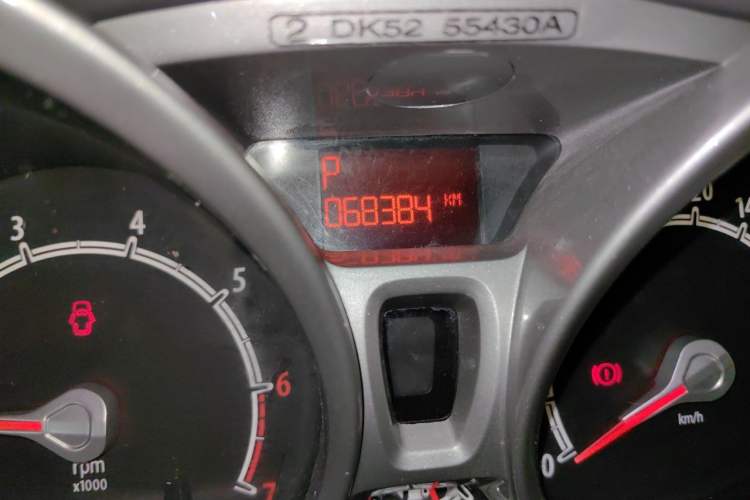Used Ford Fiesta 2012 Hatchback 1.5L Automatic Dynamic Limited Edition Odometer Close Up