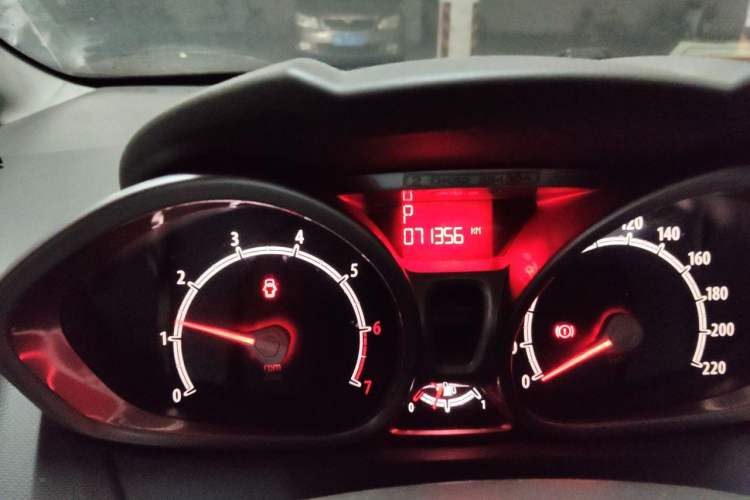 Used Ford Fiesta 2012 Hatchback 1.5L Automatic Dynamic Limited Edition Odometer Close Up