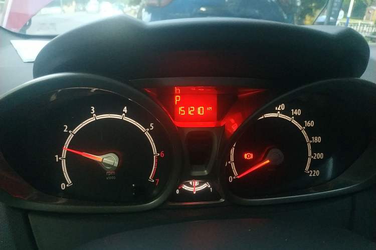 Used Ford Fiesta 2012 Hatchback 1.5L Automatic Dynamic Limited Edition Odometer Close Up