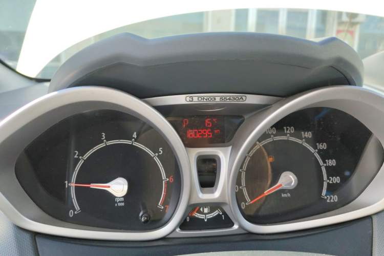 Used Ford Fiesta 2012 Hatchback 1.5L Automatic Dynamic Limited Edition Odometer Close Up
