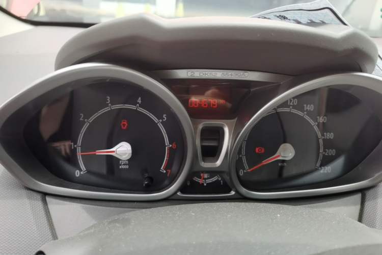 Used Ford Fiesta 2012 Hatchback 1.5L Manual Dynamic Limited Edition Odometer Close Up