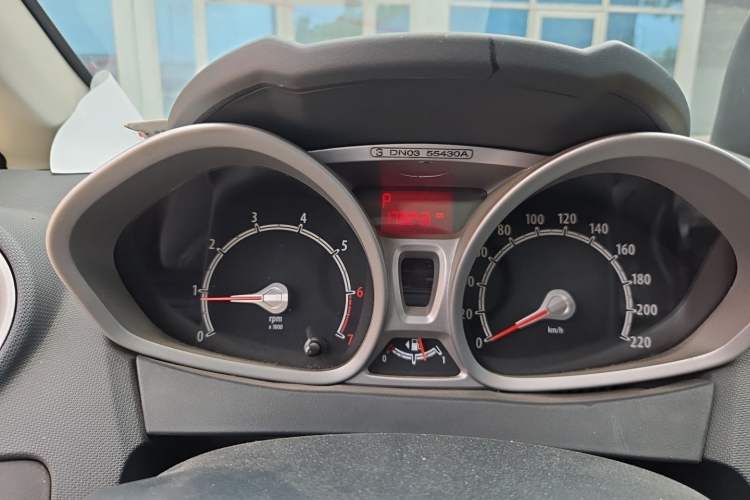 Used Ford Fiesta 2012 Hatchback 1.5L Automatic Dynamic Limited Edition Odometer Close Up