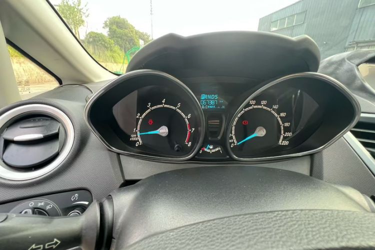 Used Ford Fiesta 2013 Hatchback 1.5L Automatic Fashion Edition Odometer Close Up
