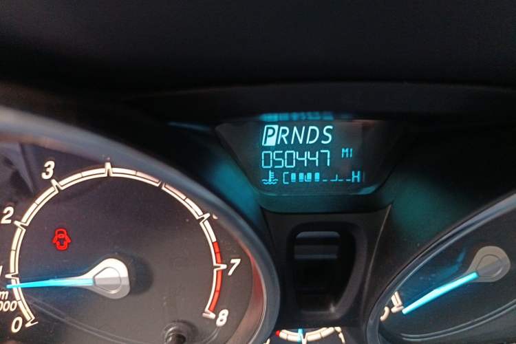 Used Ford Fiesta 2013 Hatchback 1.5L Automatic Fashion Edition Odometer Close Up