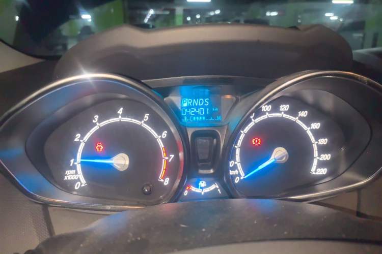 Used Ford Fiesta 2013 Hatchback 1.5L Automatic Fashion Edition Odometer Close Up