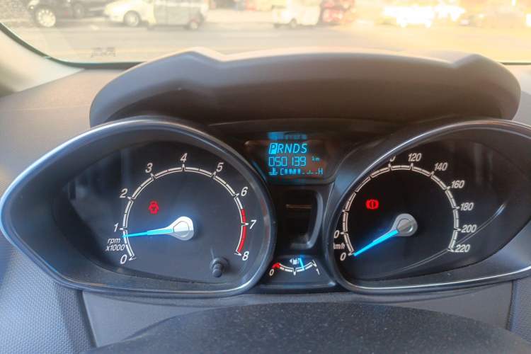Used Ford Fiesta 2013 Hatchback 1.5L Automatic Fashion Edition Odometer Close Up