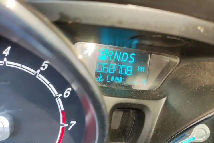 Used Ford Fiesta 2013 Hatchback 1.5L Automatic Fashion Edition Odometer Close Up