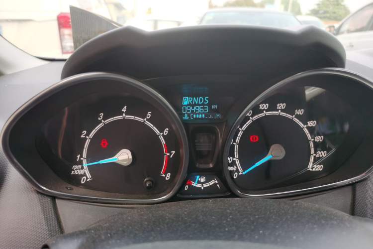 Used Ford Fiesta 2013 Hatchback 1.5L Automatic Fashion Edition Odometer Close Up